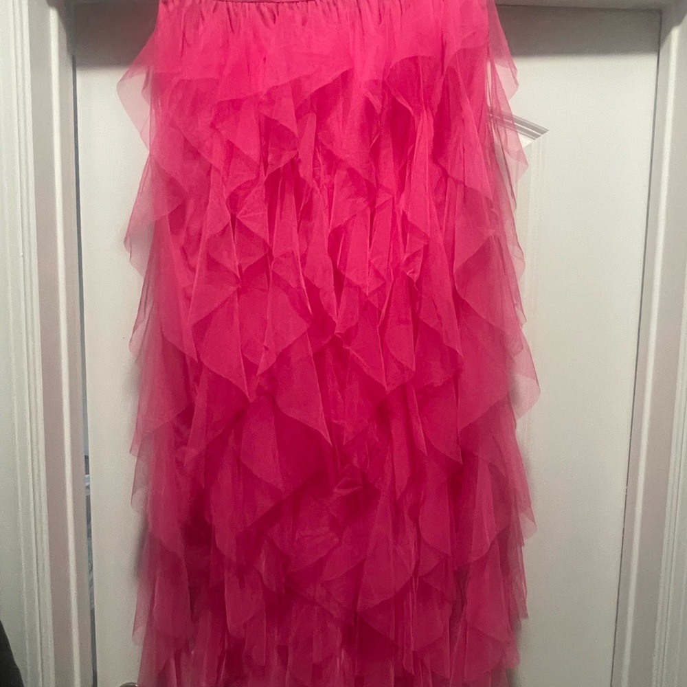 Elegant Pink Tulle Skirt